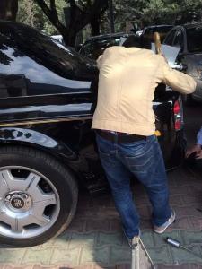 勞斯萊斯幻影汽車凹坑修復(fù)